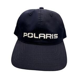 Polaris Logo Mens Navy Blue Snapback Hat